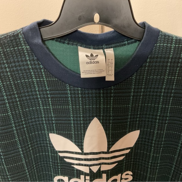 Adidas Green Short Sleeve T-shirt Size L - Picture 6 of 8